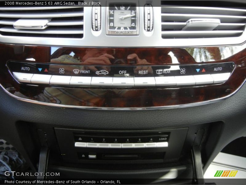 Black / Black 2008 Mercedes-Benz S 63 AMG Sedan