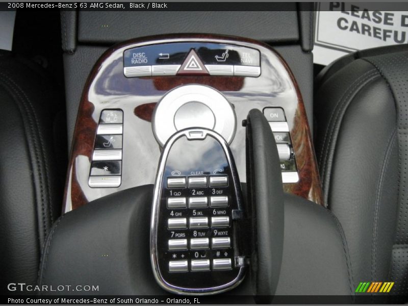 Black / Black 2008 Mercedes-Benz S 63 AMG Sedan