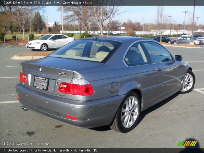 Silver Grey Metallic / Sand 2005 BMW 3 Series 330i Coupe