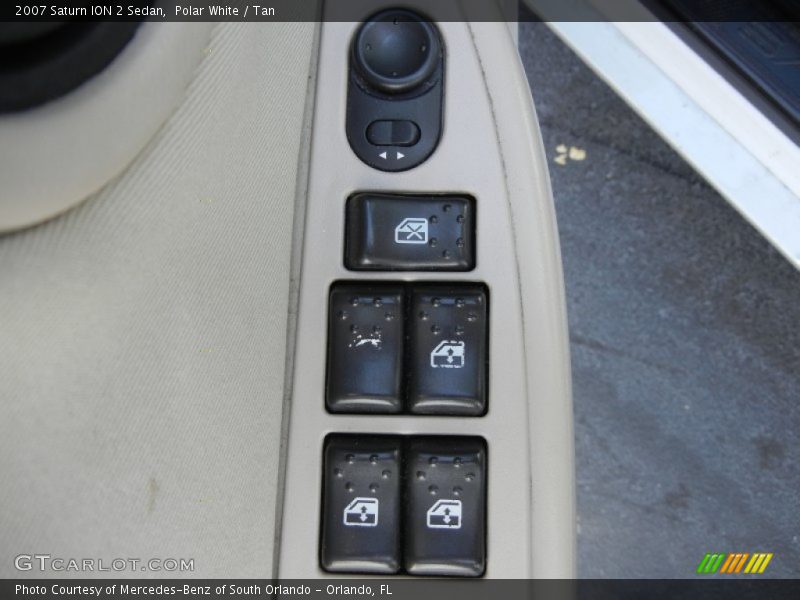Polar White / Tan 2007 Saturn ION 2 Sedan