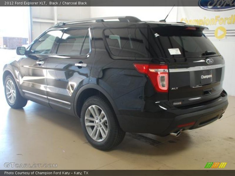Black / Charcoal Black 2012 Ford Explorer XLT