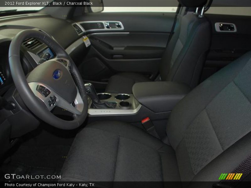 Black / Charcoal Black 2012 Ford Explorer XLT