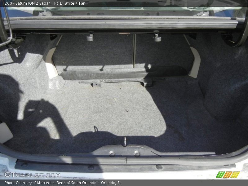 Polar White / Tan 2007 Saturn ION 2 Sedan