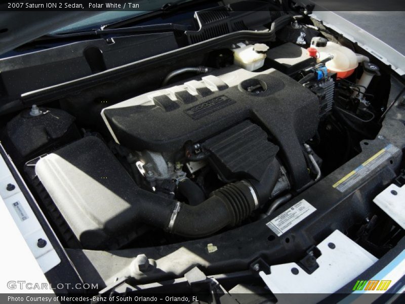 Polar White / Tan 2007 Saturn ION 2 Sedan