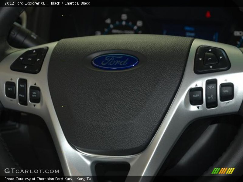 Black / Charcoal Black 2012 Ford Explorer XLT