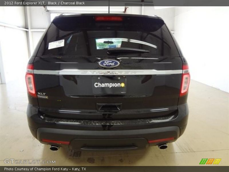 Black / Charcoal Black 2012 Ford Explorer XLT