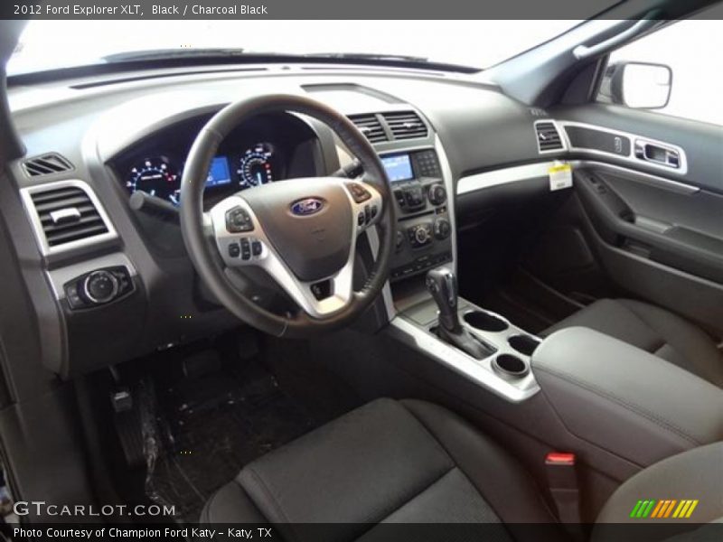 Black / Charcoal Black 2012 Ford Explorer XLT