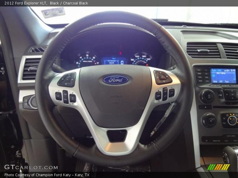 Black / Charcoal Black 2012 Ford Explorer XLT
