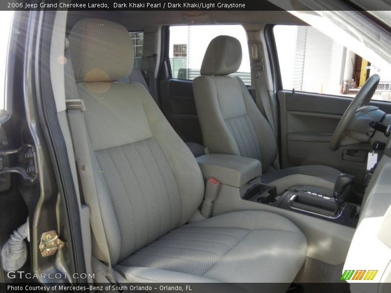 Dark Khaki Pearl / Dark Khaki/Light Graystone 2006 Jeep Grand Cherokee Laredo