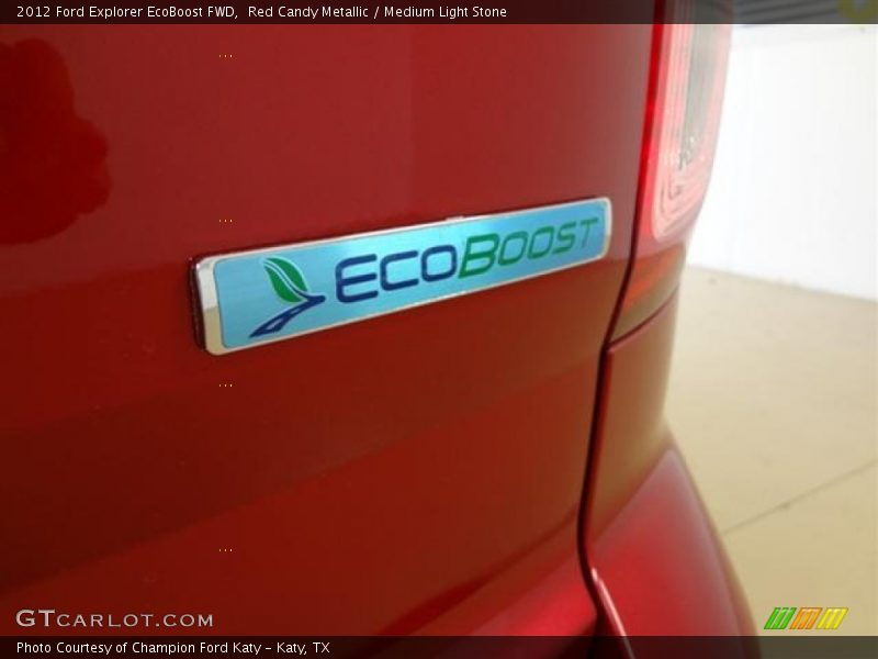 Red Candy Metallic / Medium Light Stone 2012 Ford Explorer EcoBoost FWD