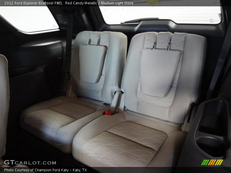 Red Candy Metallic / Medium Light Stone 2012 Ford Explorer EcoBoost FWD