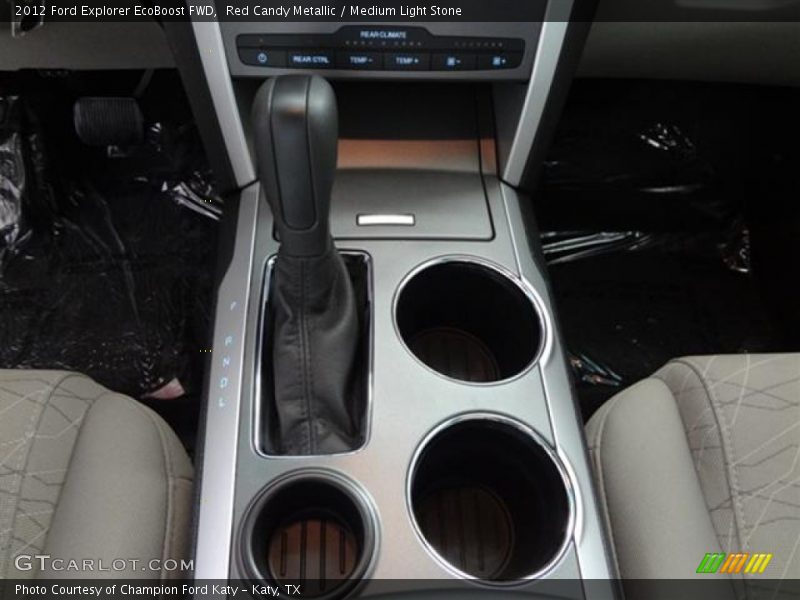 Red Candy Metallic / Medium Light Stone 2012 Ford Explorer EcoBoost FWD