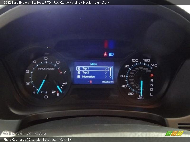  2012 Explorer EcoBoost FWD EcoBoost FWD Gauges