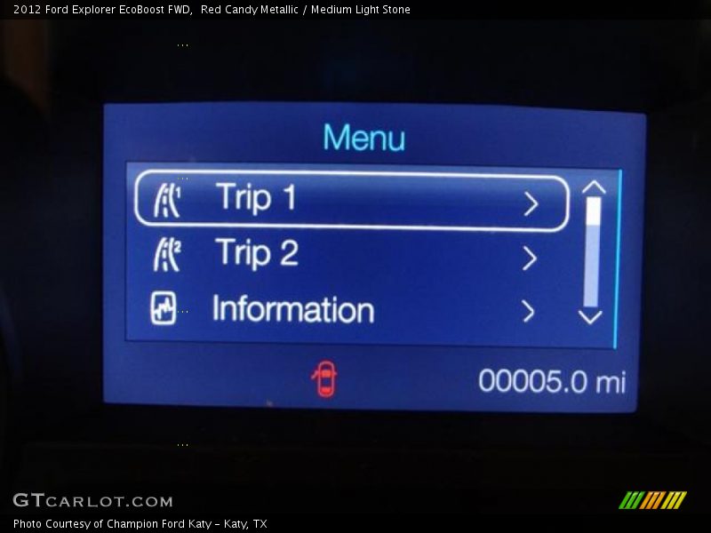 Red Candy Metallic / Medium Light Stone 2012 Ford Explorer EcoBoost FWD