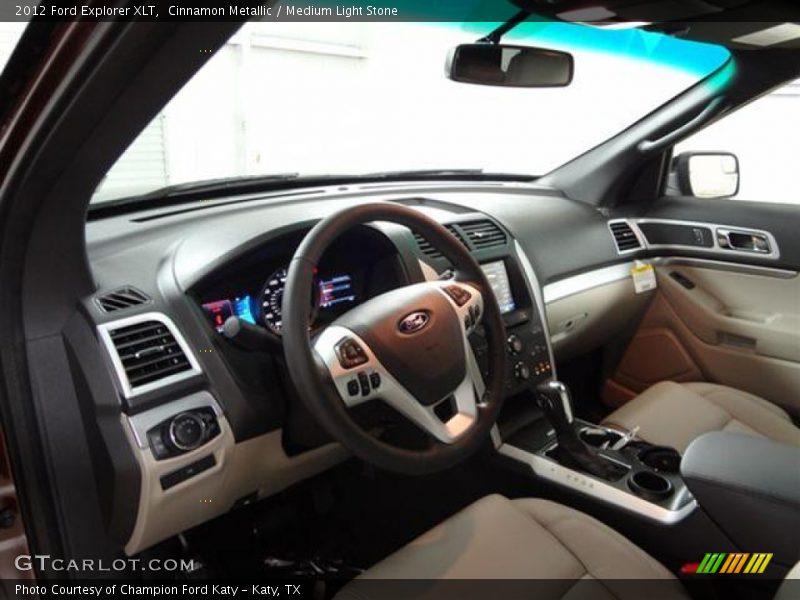Cinnamon Metallic / Medium Light Stone 2012 Ford Explorer XLT
