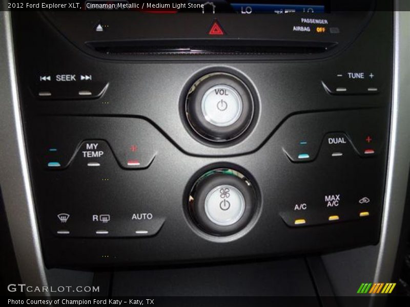 Cinnamon Metallic / Medium Light Stone 2012 Ford Explorer XLT