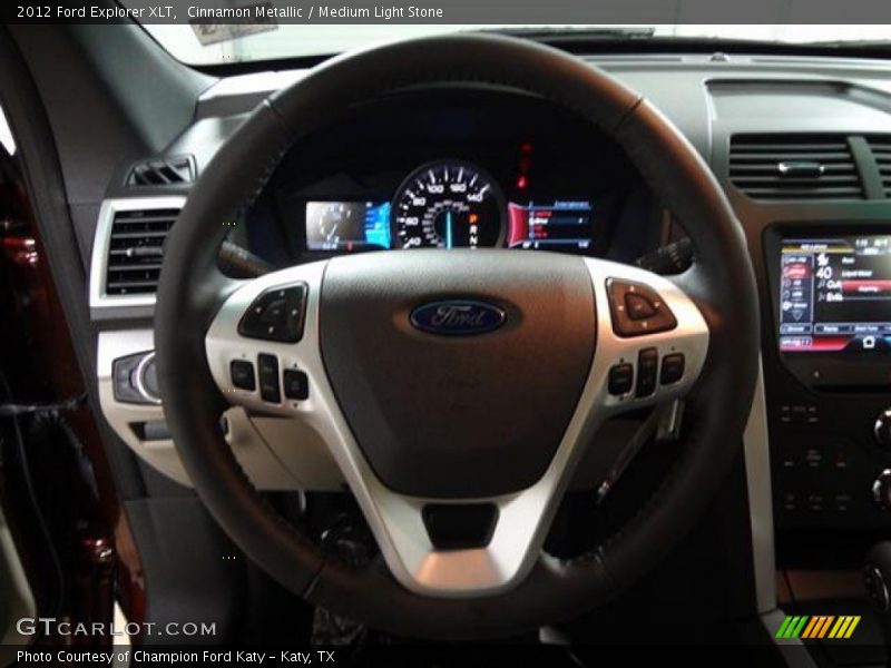 Cinnamon Metallic / Medium Light Stone 2012 Ford Explorer XLT