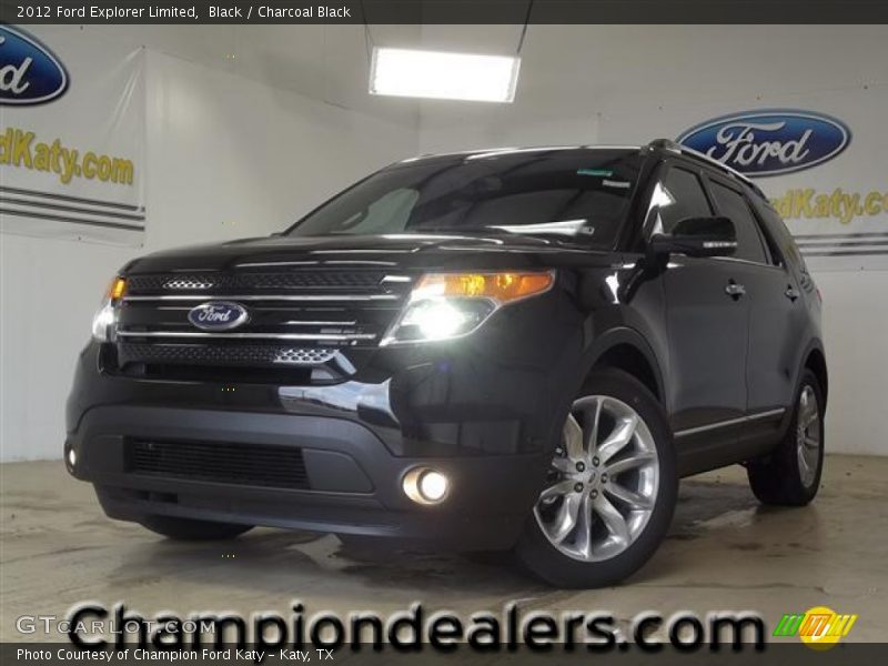 Black / Charcoal Black 2012 Ford Explorer Limited