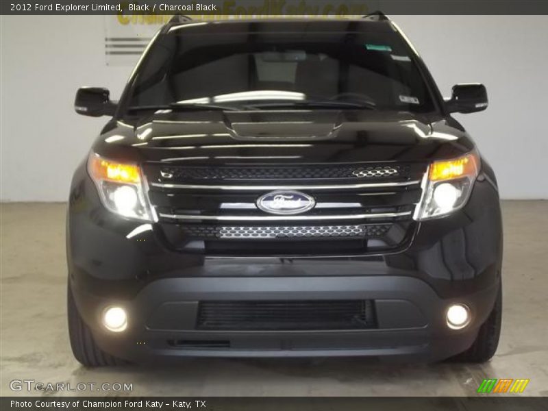 Black / Charcoal Black 2012 Ford Explorer Limited