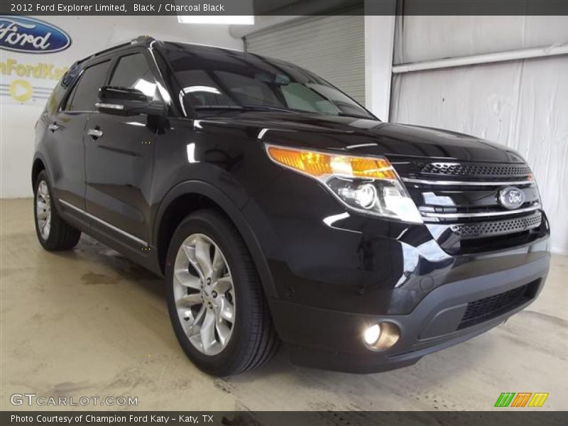 Black / Charcoal Black 2012 Ford Explorer Limited
