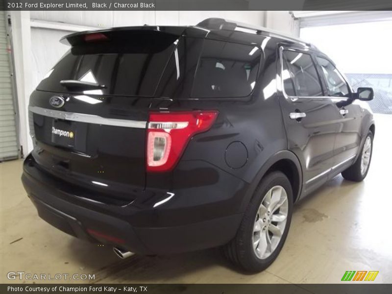 Black / Charcoal Black 2012 Ford Explorer Limited