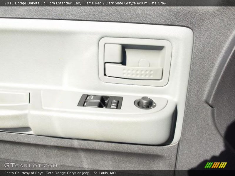 Flame Red / Dark Slate Gray/Medium Slate Gray 2011 Dodge Dakota Big Horn Extended Cab