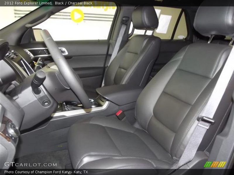 Black / Charcoal Black 2012 Ford Explorer Limited