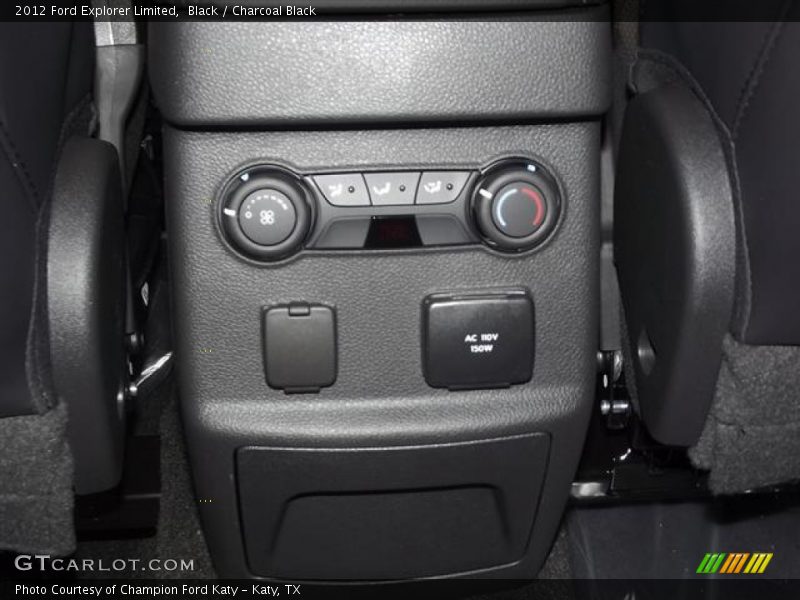 Black / Charcoal Black 2012 Ford Explorer Limited