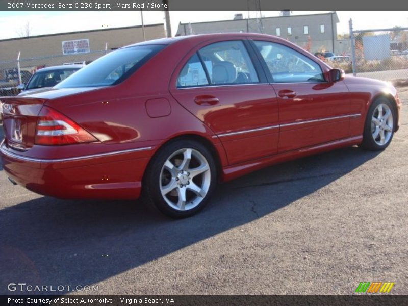 Mars Red / Stone 2007 Mercedes-Benz C 230 Sport