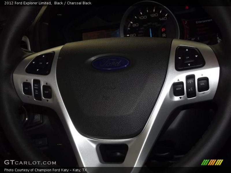 Black / Charcoal Black 2012 Ford Explorer Limited
