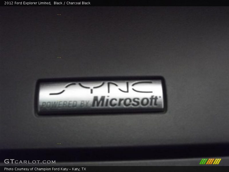 Black / Charcoal Black 2012 Ford Explorer Limited