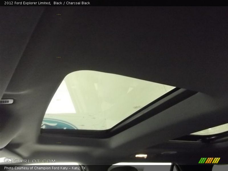 Black / Charcoal Black 2012 Ford Explorer Limited