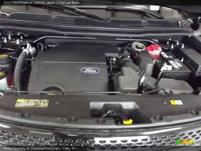 Black / Charcoal Black 2012 Ford Explorer Limited