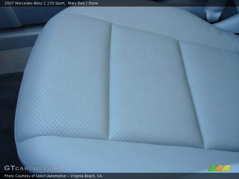 Mars Red / Stone 2007 Mercedes-Benz C 230 Sport
