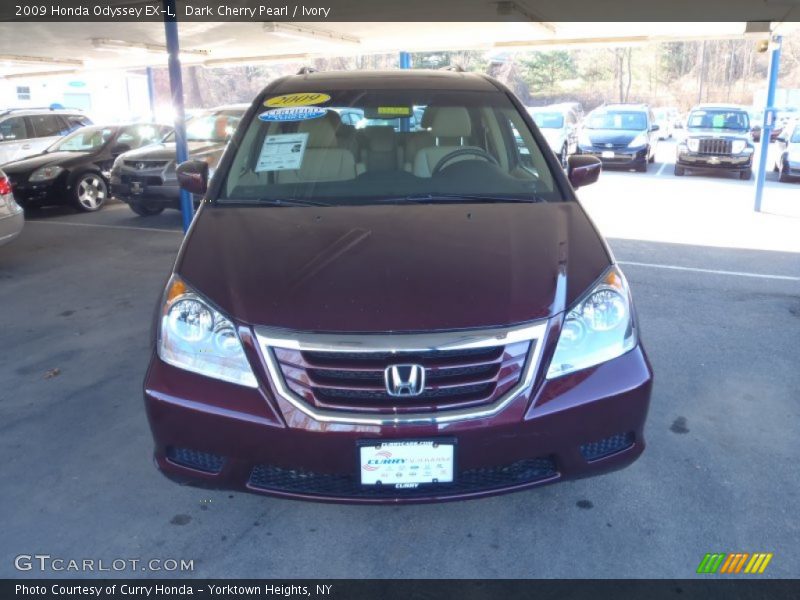 Dark Cherry Pearl / Ivory 2009 Honda Odyssey EX-L