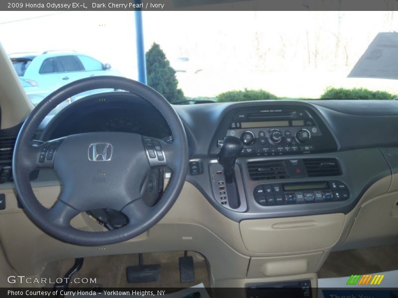 Dark Cherry Pearl / Ivory 2009 Honda Odyssey EX-L
