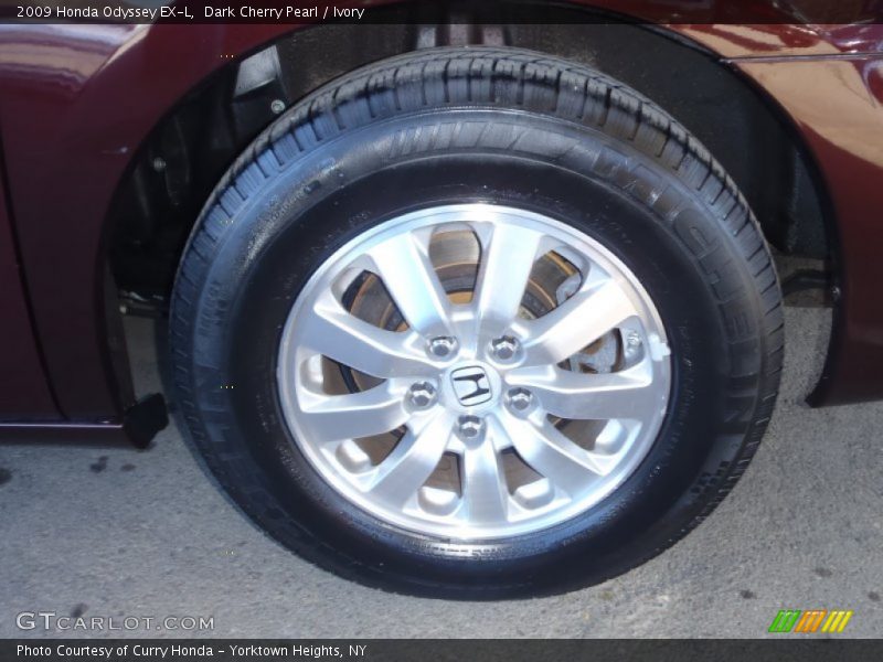 Dark Cherry Pearl / Ivory 2009 Honda Odyssey EX-L