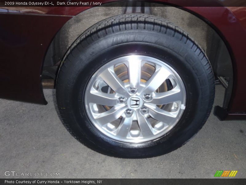 Dark Cherry Pearl / Ivory 2009 Honda Odyssey EX-L