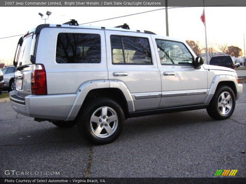 Bright Silver Metallic / Dark Slate Gray/Light Graystone 2007 Jeep Commander Limited