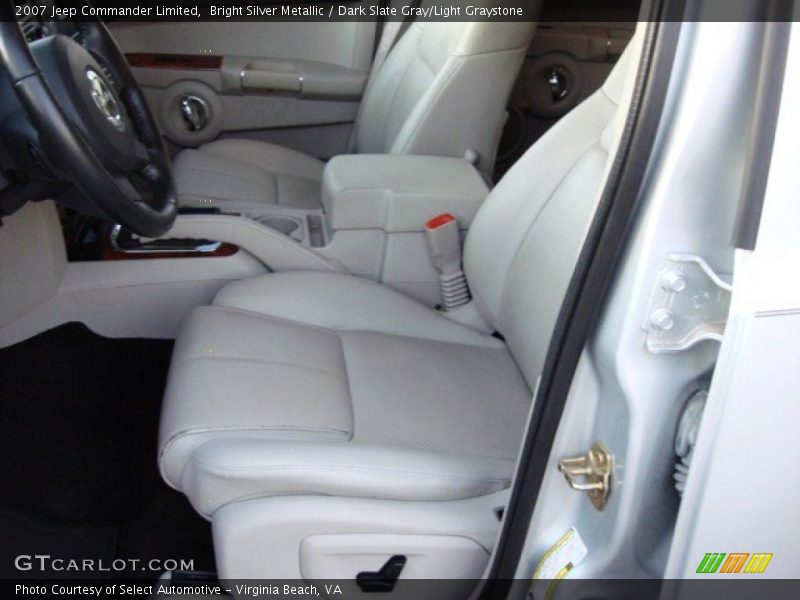 Bright Silver Metallic / Dark Slate Gray/Light Graystone 2007 Jeep Commander Limited