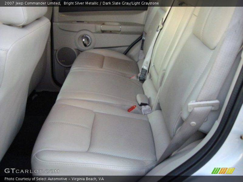 Bright Silver Metallic / Dark Slate Gray/Light Graystone 2007 Jeep Commander Limited