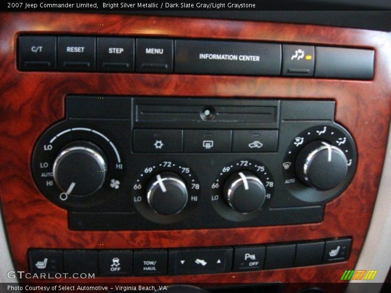 Bright Silver Metallic / Dark Slate Gray/Light Graystone 2007 Jeep Commander Limited