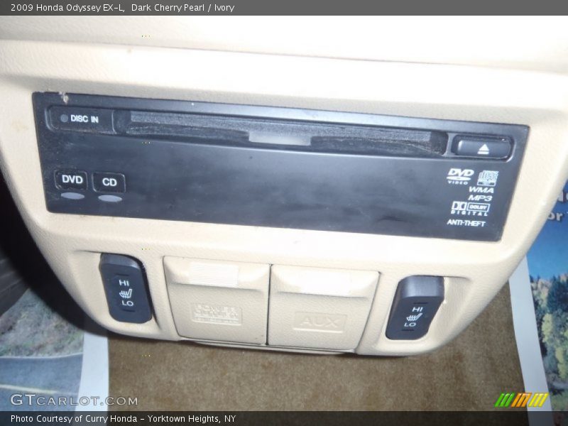Dark Cherry Pearl / Ivory 2009 Honda Odyssey EX-L