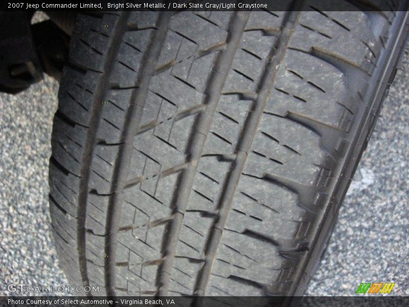 Bright Silver Metallic / Dark Slate Gray/Light Graystone 2007 Jeep Commander Limited