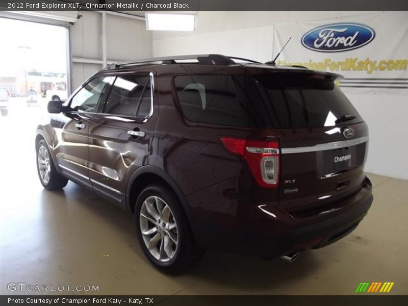 Cinnamon Metallic / Charcoal Black 2012 Ford Explorer XLT