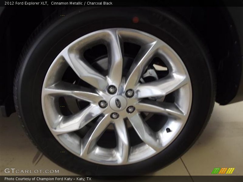 Cinnamon Metallic / Charcoal Black 2012 Ford Explorer XLT