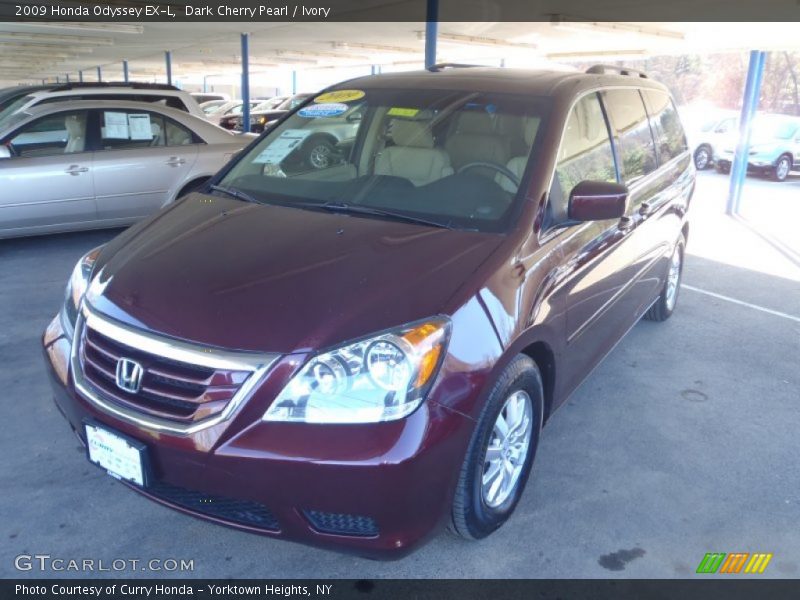 Dark Cherry Pearl / Ivory 2009 Honda Odyssey EX-L