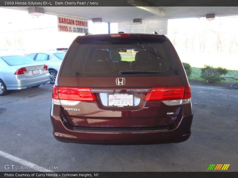 Dark Cherry Pearl / Ivory 2009 Honda Odyssey EX-L