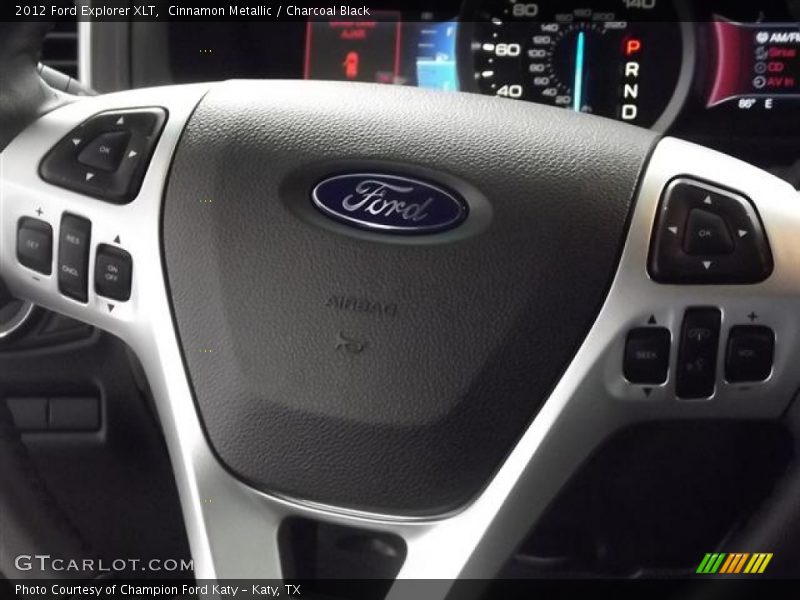 Cinnamon Metallic / Charcoal Black 2012 Ford Explorer XLT