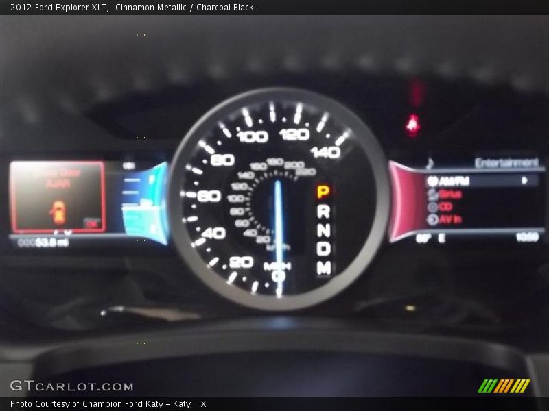 Cinnamon Metallic / Charcoal Black 2012 Ford Explorer XLT
